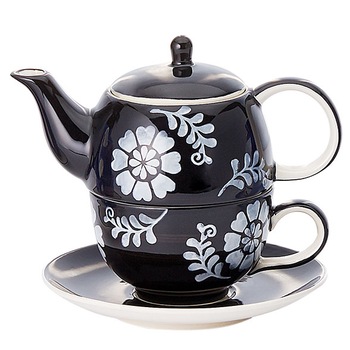 Ceainic Tea for one - Goesta, Albastru, Ceramica, 600 ml Ceainic Tea for one - Goesta, Albastru, Ceramica, 600 ml