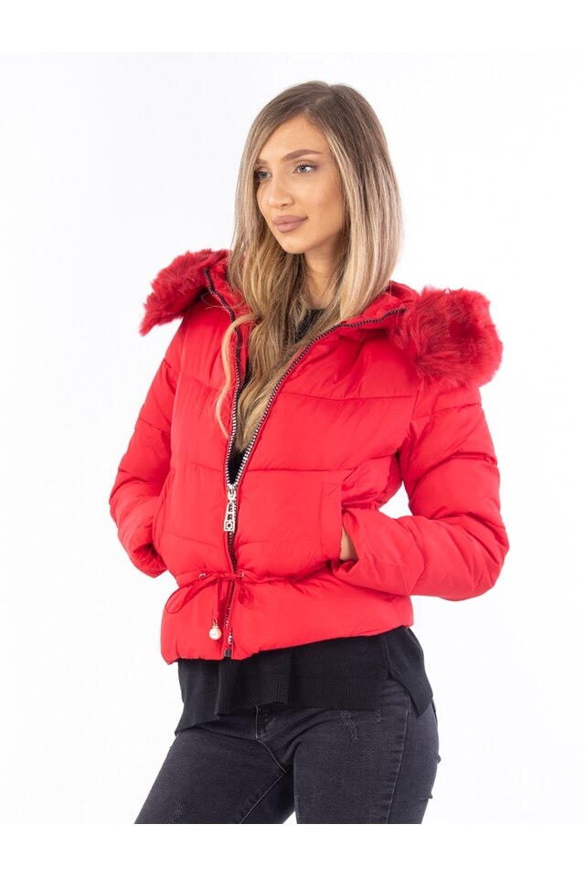 Geaca Dama Jerty Rosu