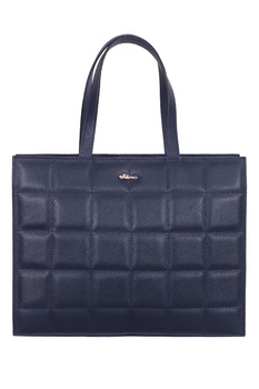 Zevo, Geanta shopper de piele Liana, Bleumarin Zevo, Geanta shopper de piele Liana, Bleumarin