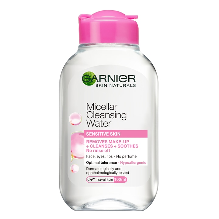 Мицеларна вода Garnier Skin Naturals, За чувствителна кожа, 100 мл