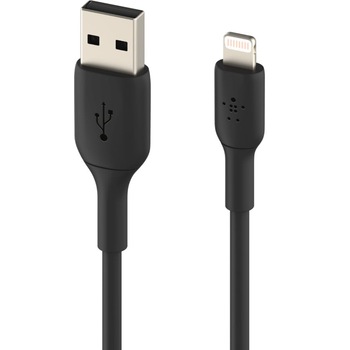 Cablu de date Belkin Boost Charge, USB-A / Lightning, 12W, PVC, 15 cm, Negru Cablu de date Belkin Boost Charge, USB-A / Lightning, 12W, PVC, 15 cm, Negru