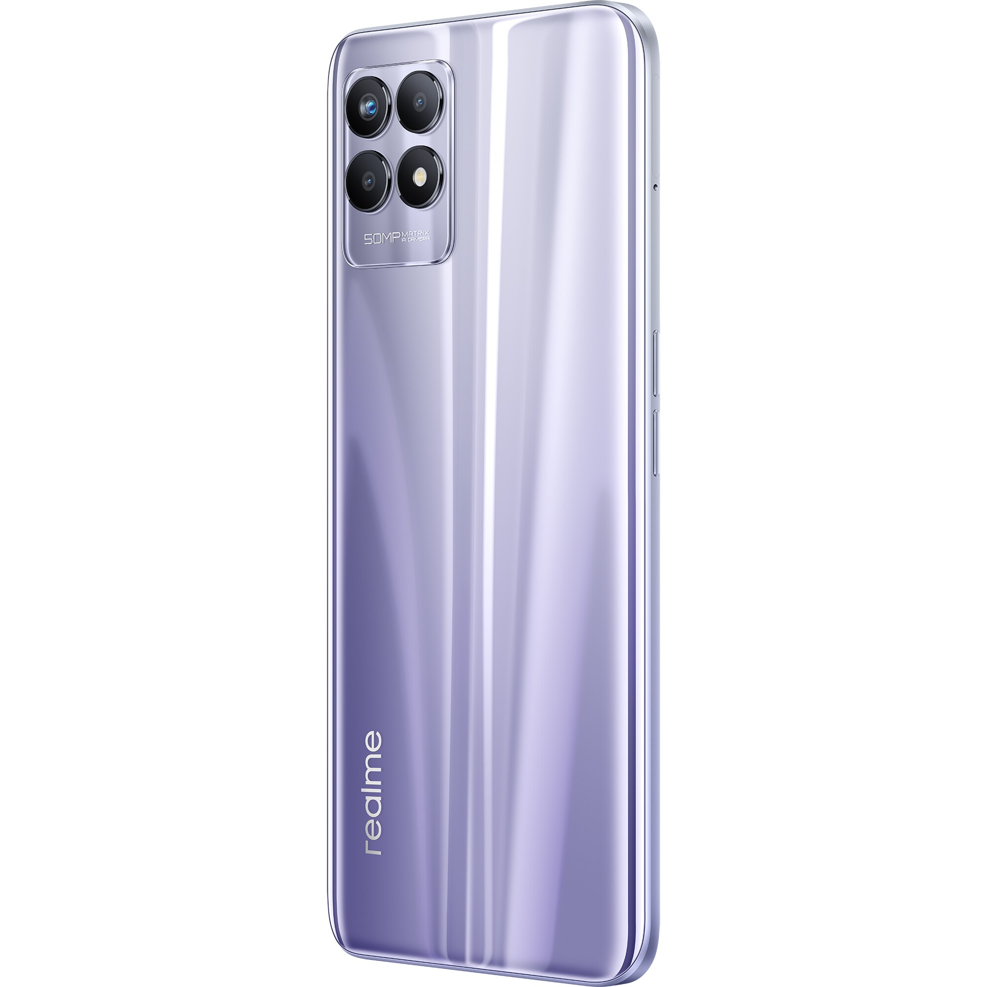 Смартфон Realme 8i, 128GB, 4GB RAM, Stellar Purple - eMAG.bg