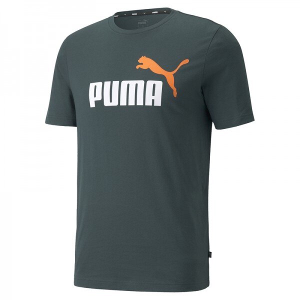 Tricou Puma ess+ 2 col logo tee 586759-80, Barbati, XS INTL, Verde