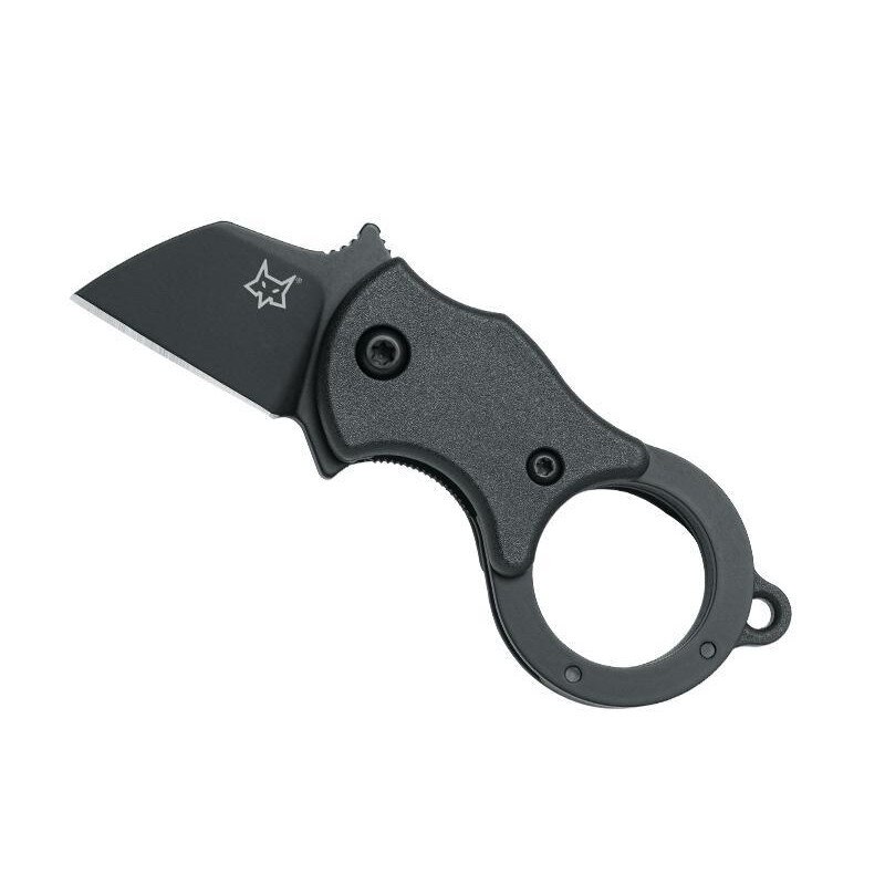 Briceag Fox, Mini-Ta, Otel, 6 cm, Negru
