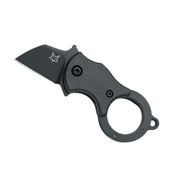 Briceag Fox, Mini-Ta, Otel, 6 cm, Negru Briceag Fox, Mini-Ta, Otel, 6 cm, Negru