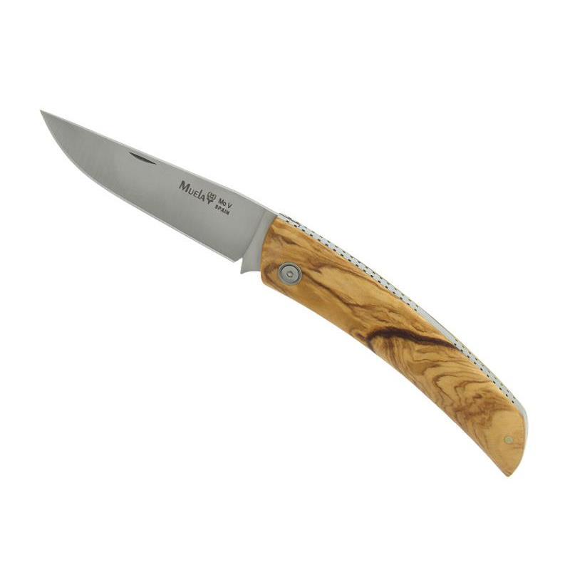 Cutit Muela, NP Olivier, Inox, 11.5 cm, Argintiu/Maro