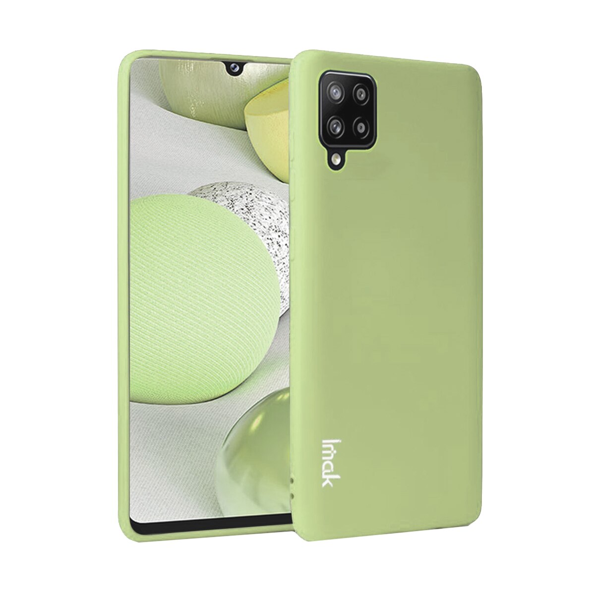 Husa de protectie Galaxy A42 5G, IMAK, Cauciuc, Verde
