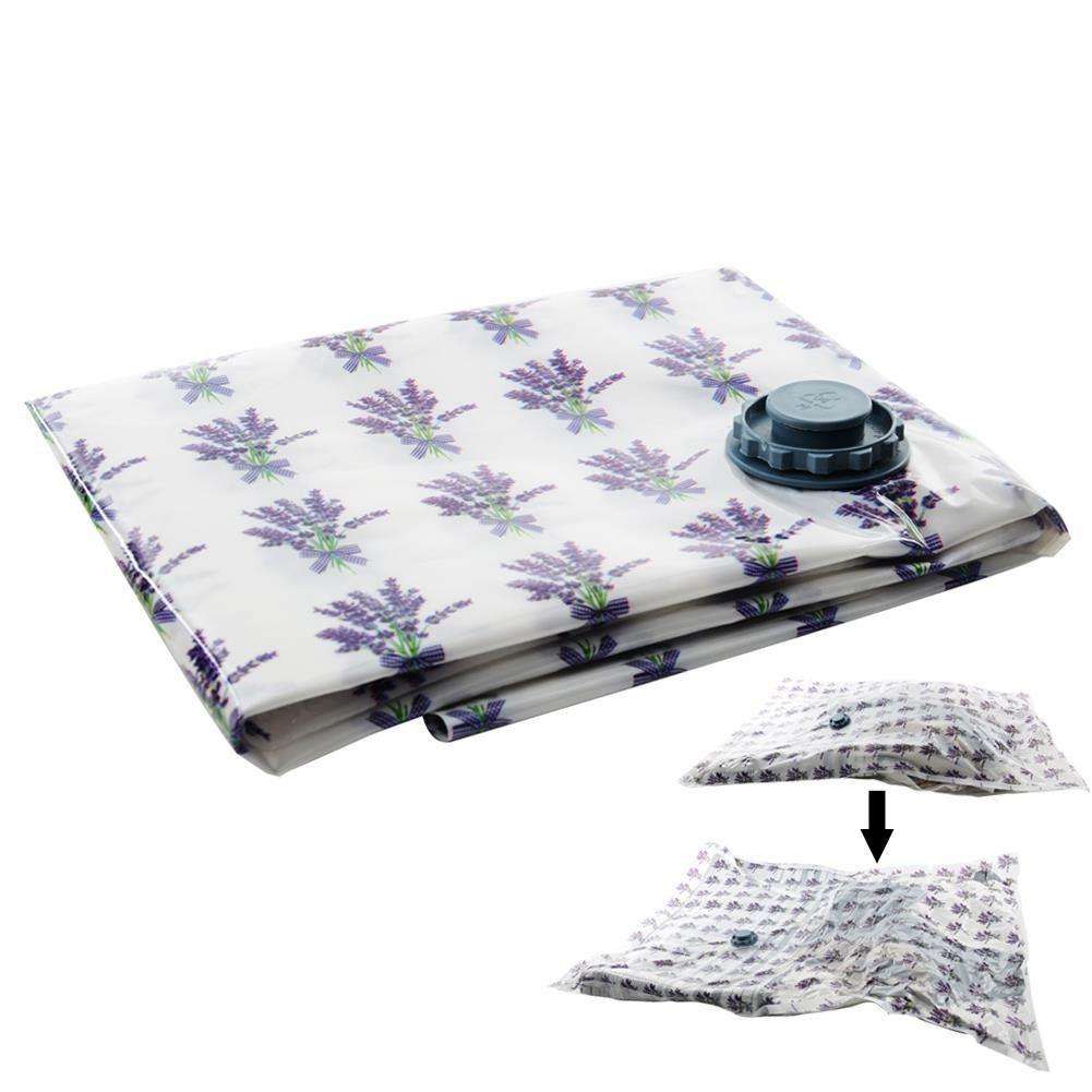 Sac vidare imbracaminte/incaltaminte, Orion, Lavanda, 80x120 cm, Multicolor