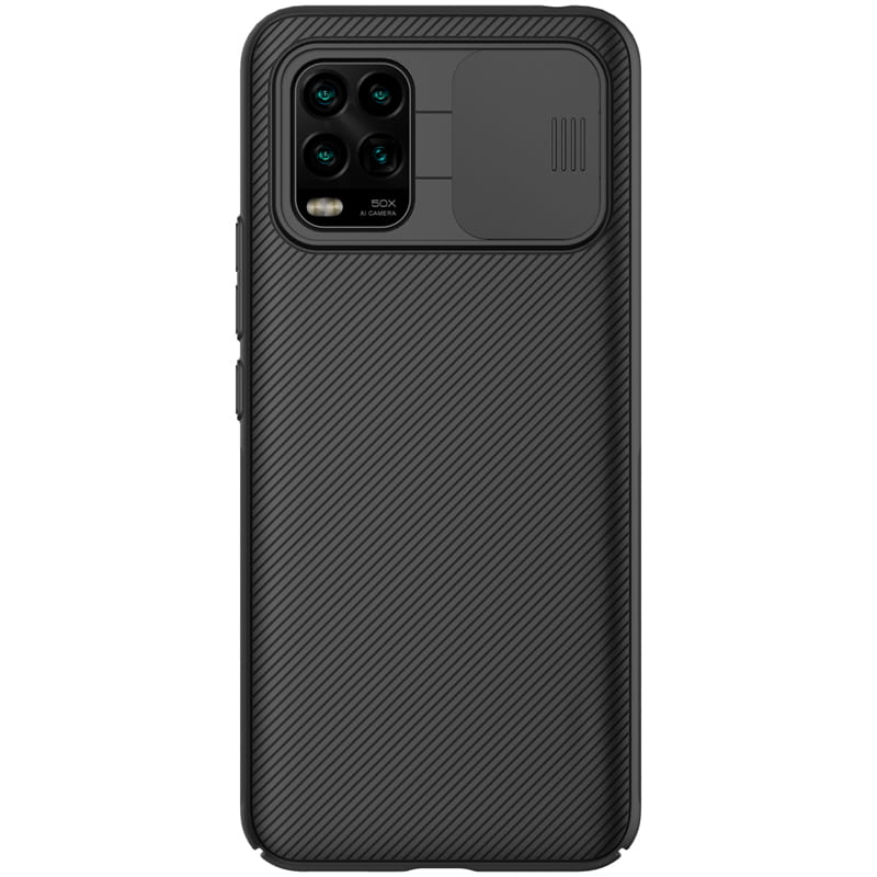 Husa Nillkin CamShield pentru Xiaomi Mi 10 Lite, Policarbonat, Negru