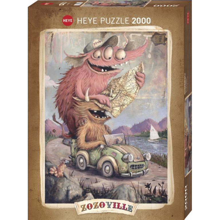 Puzzle 2000 piese Road Trippin Heye 29938