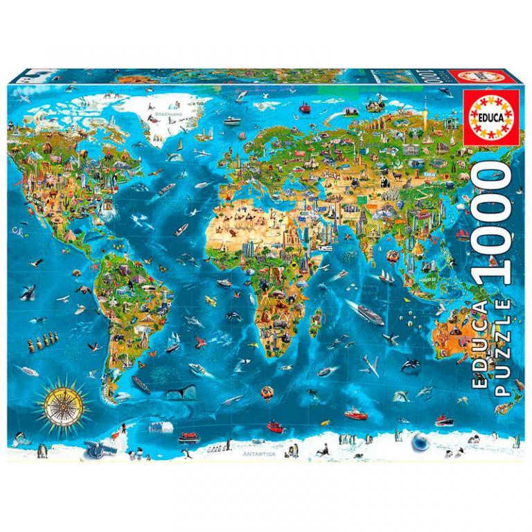 Puzzle 1000 piese Wonders of the World Educa 19022