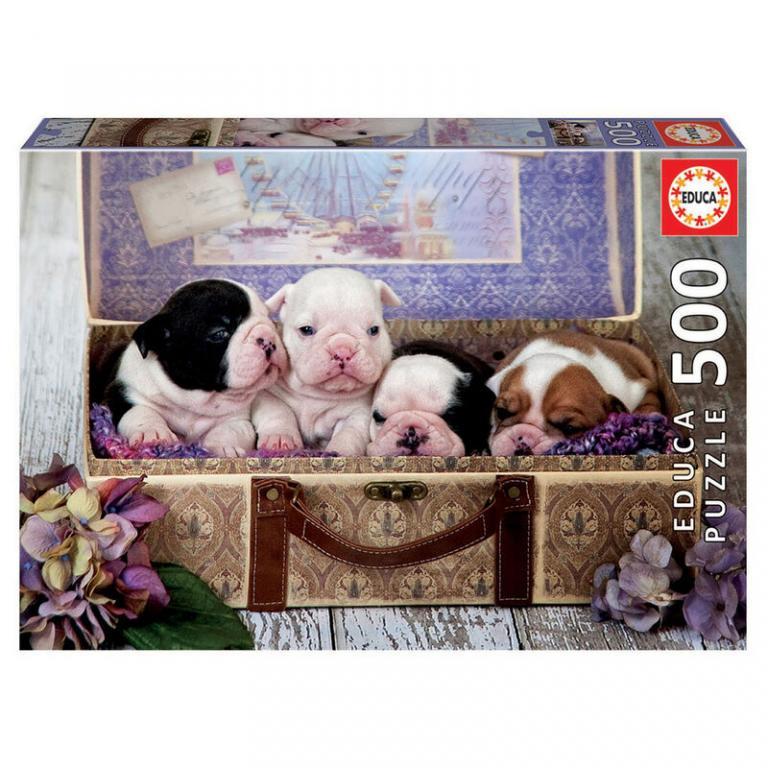 Puzzle 500 piese Puppies Educa 19007