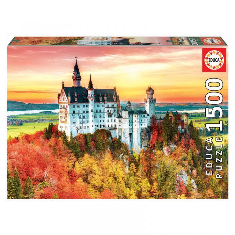 Puzzle 1500 piese Autumn in Neuschwanstein Educa 19042
