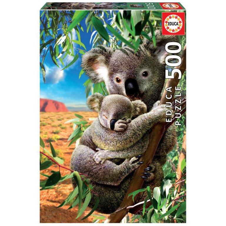 Puzzle 500 piese Koala and Cub Educa 18999