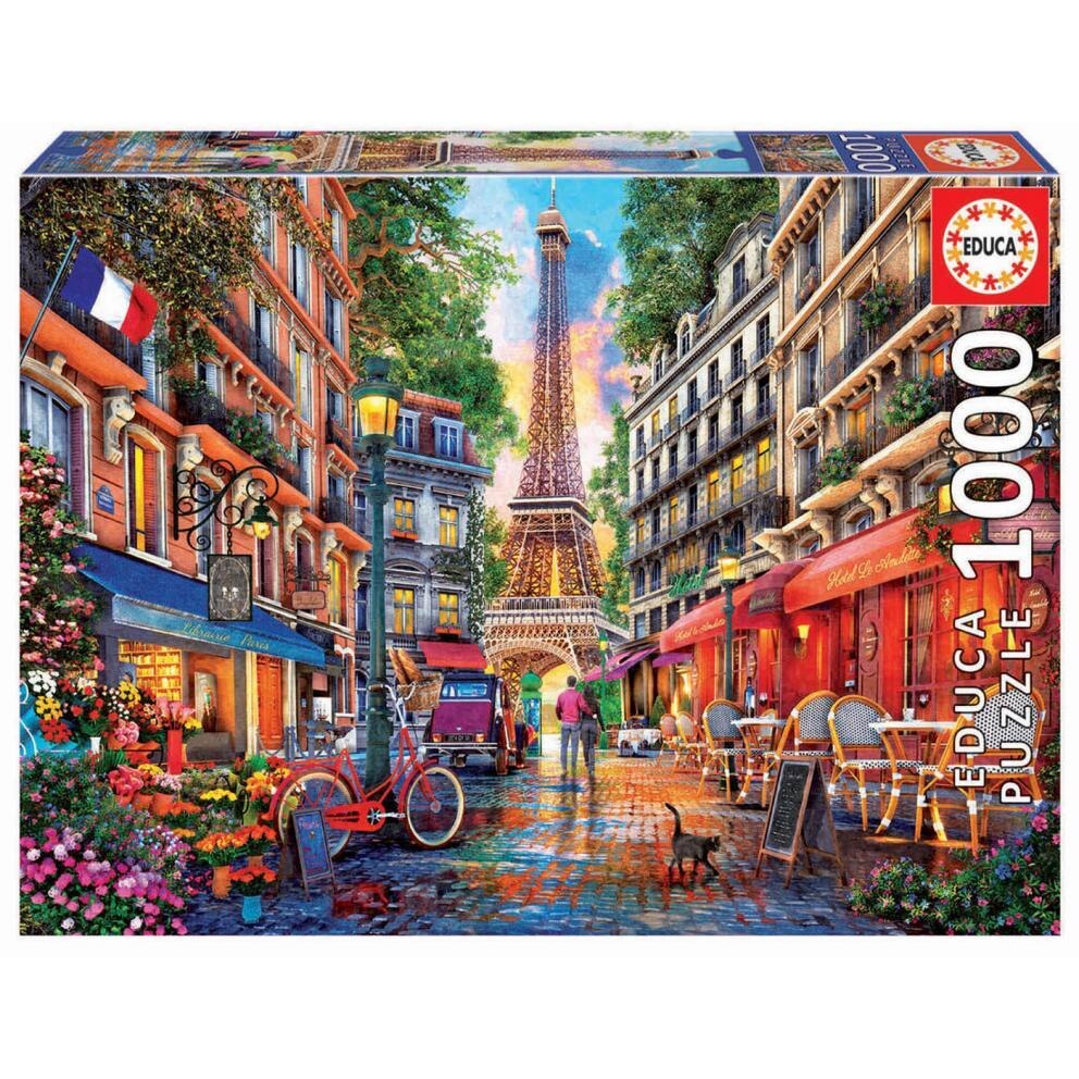 Puzzle 1000 piese Paris, Dominic Davison Educa 19019