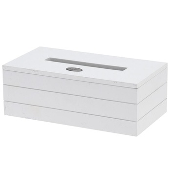 Cutie servetele Vilde, MDF, 23 x 13.5 x 9 cm, Alb Cutie servetele Vilde, MDF, 23 x 13.5 x 9 cm, Alb
