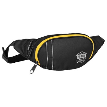 Borseta CATERPILLAR Mochilas Rpet Peoria, material 600D poliester - negru/galben Borseta CATERPILLAR Mochilas Rpet Peoria, material 600D poliester - negru/galben