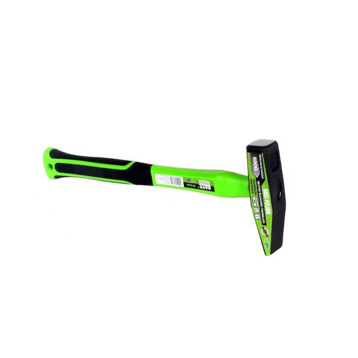 Lakkozott üvegszálas kalapács 500g, Bass Polska