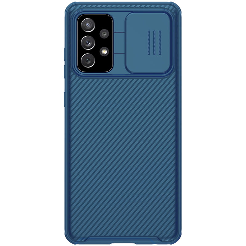 Husa Nillkin CamShield Pro pentru Samsung Galaxy A72 / A72 5G, Policarbonat, Albastru