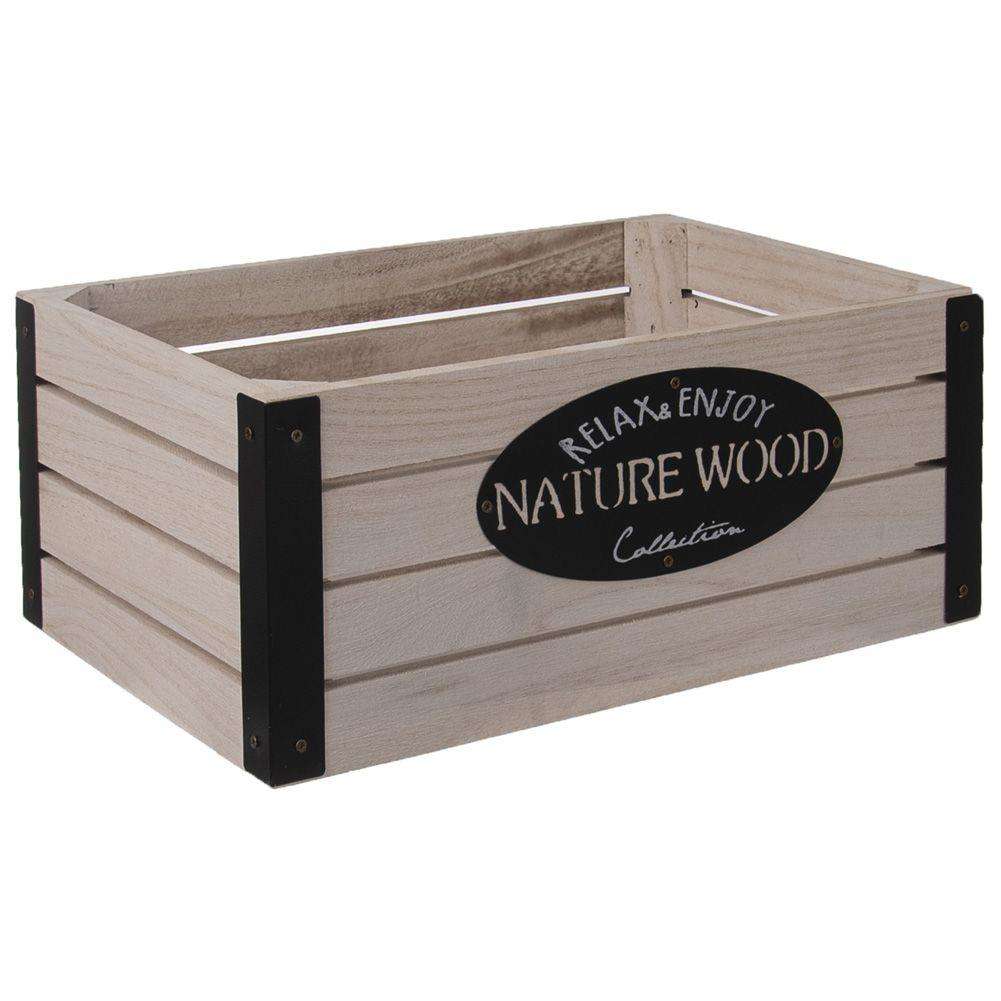 Cutie organizare Naturewood, Orion, Lemn, 31x21x13 cm, Maro