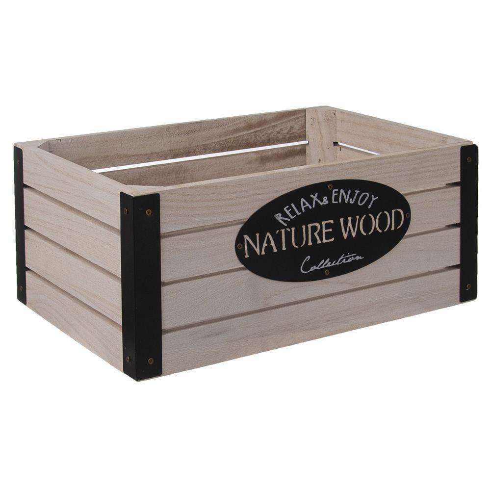 Cutie organizare Naturewood, Orion, Lemn, 26x16x11 cm, Maro