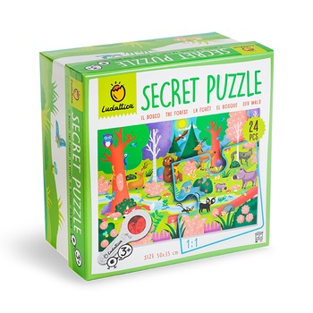 Puzzle Secret, Ludattica, Padurea, 24 piese Puzzle Secret, Ludattica, Padurea, 24 piese