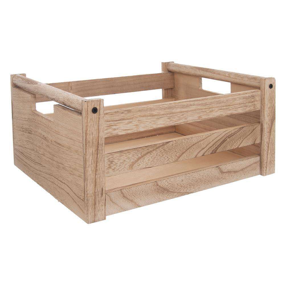 Cutie organizare, Orion, Lemn, 31x21x14 cm, Maro