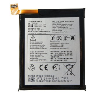 Baterie pentru Alcatel 3 3X 5 TCL V760 Y660 OT-5052D TLp029D1 Baterie pentru Alcatel 3 3X 5 TCL V760 Y660 OT-5052D TLp029D1