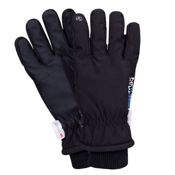 3M Rskimax téli védőkesztyű, szél- és vízálló, fekete, XL-es méret