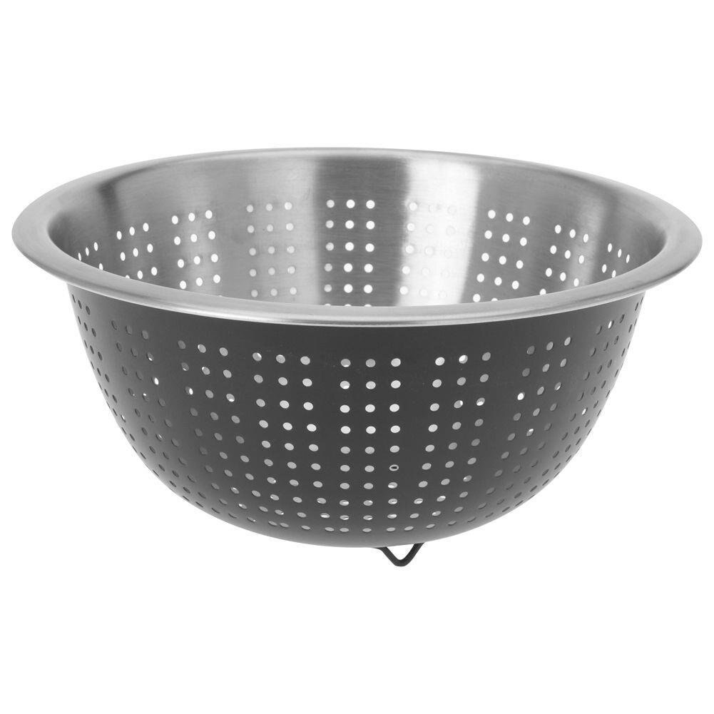 Strecuratoare de bucatarie Excellent Houseware, Otel, 24 cm, Argintiu