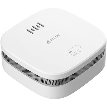 Senzor de fum Tellur, WiFi, Smart, CR123A, Alb Senzor de fum Tellur, WiFi, Smart, CR123A, Alb