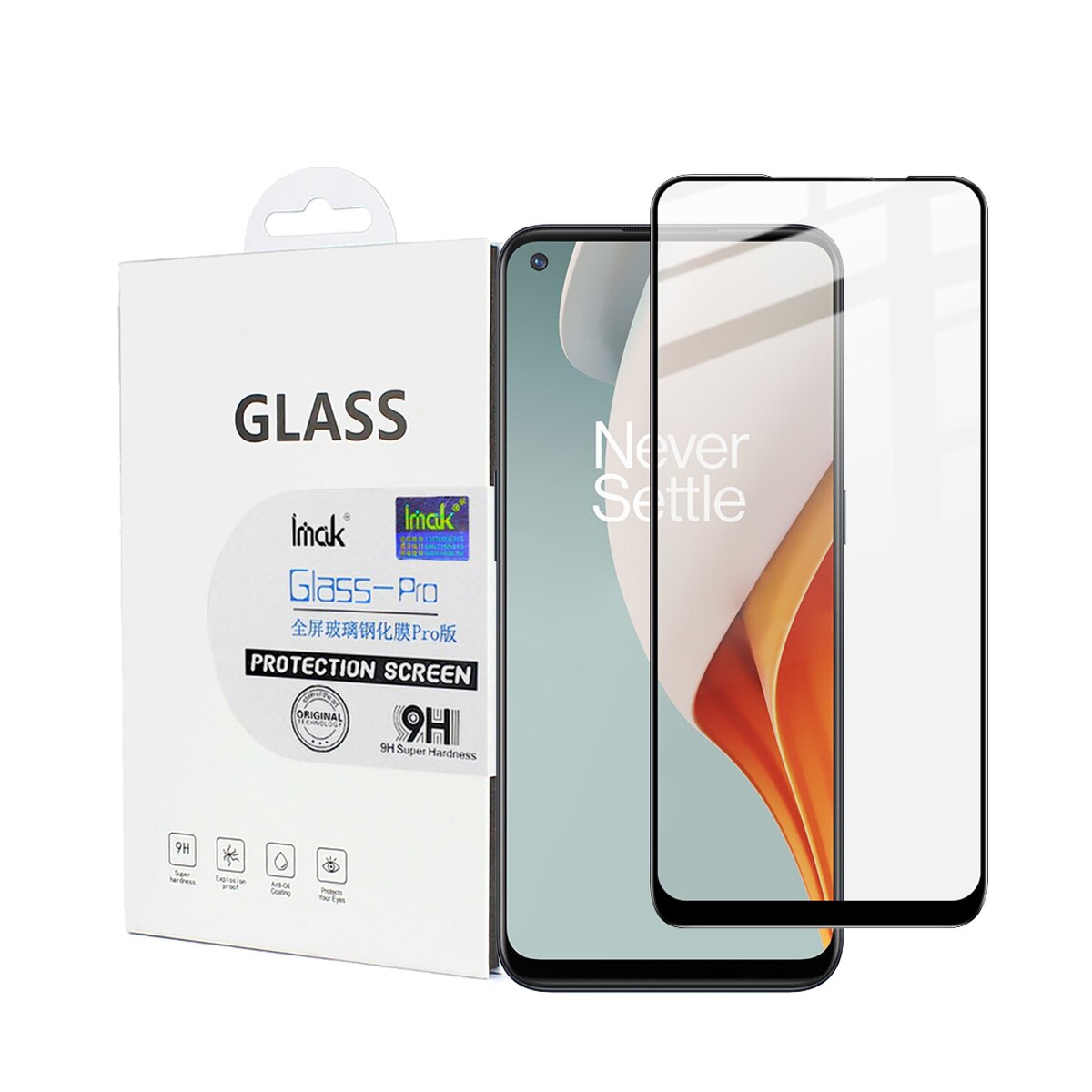 Folie Protectie pentru Oneplus Nord N100, IMAK Glass Pro Plus, Transparent