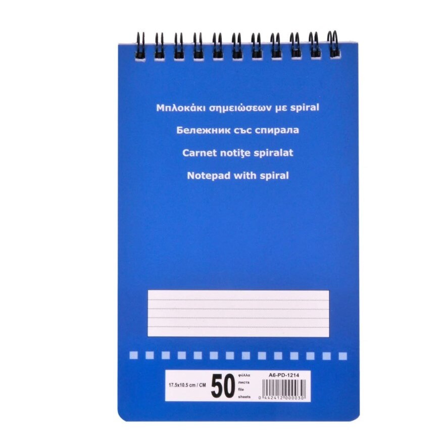 Agenda pentru notite, Zola®, A6, albastra, 50 de file