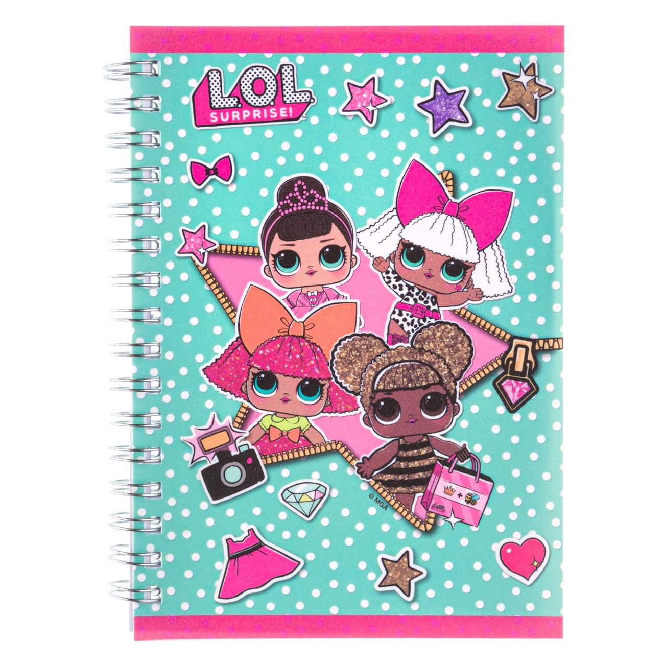 Agenda pentru notite, Zola®, A6, model cu LOL, 60 file