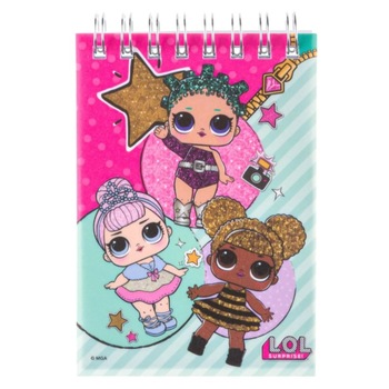 Agenda pentru notite, Zola®,A7, cu LOL si arcuri, 50 file Agenda pentru notite, Zola®,A7, cu LOL si arcuri, 50 file