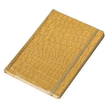 Agenda pentru notite, Zola®,A5, aurie, model simplu, 80 file Agenda pentru notite, Zola®,A5, aurie, model simplu, 80 file