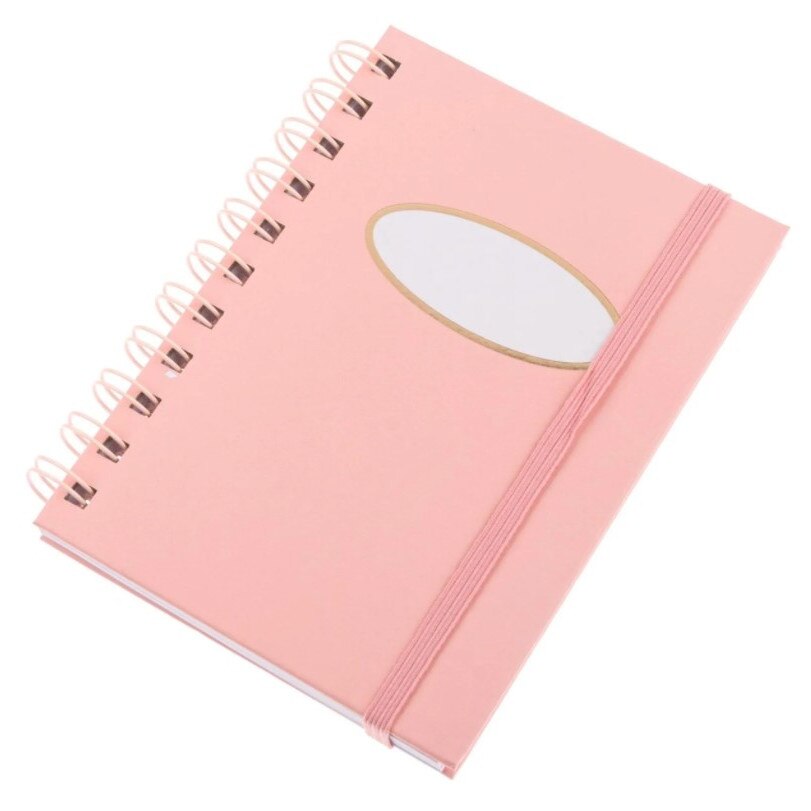 Agenda pentru notite, Zola®,A6, roz cu arcuri, 80 file