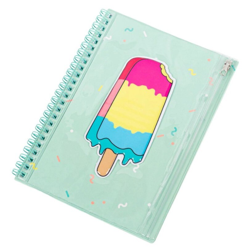 Agenda pentru notite, Zola®,A5, model cu inghetata, 60 file