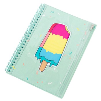 Agenda pentru notite, Zola®,A5, model cu inghetata, 60 file Agenda pentru notite, Zola®,A5, model cu inghetata, 60 file
