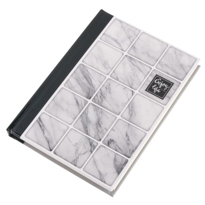 Agenda pentru notite, Zola®,model cu patratele gri, 80 file