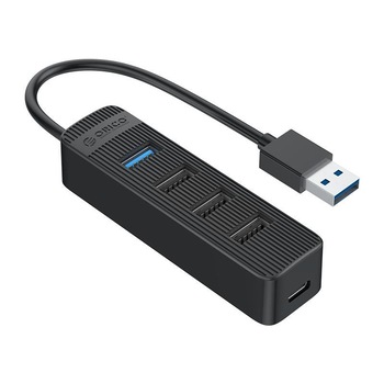 HUB USB Orico TWU32-4A 4 port-uri USB 3.0 negru HUB USB Orico TWU32-4A 4 port-uri USB 3.0 negru