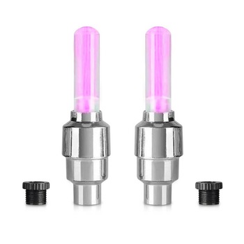 Set 2 lumini LED pentru ventil cauciuc, lumina rosie, rezistente la apa si soare, senzor de miscare Set 2 lumini LED pentru ventil cauciuc, lumina rosie, rezistente la apa si soare, senzor de miscare