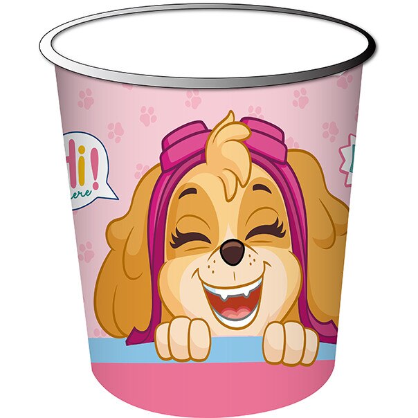 Cos birou Paw Patrol 21x16,5x22 cm, fete Multicolor 6 l