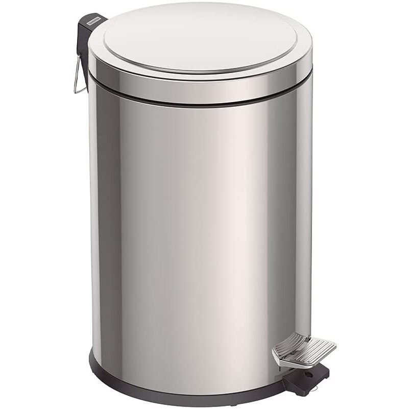 Cos gunoi, cu pedala, Hoffmanns, inox , capacitate 3 L