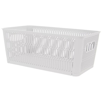 Cos organizare suprapus, Orion, Plastic, 29x16.5x11.5 cm, Alb Cos organizare suprapus, Orion, Plastic, 29x16.5x11.5 cm, Alb