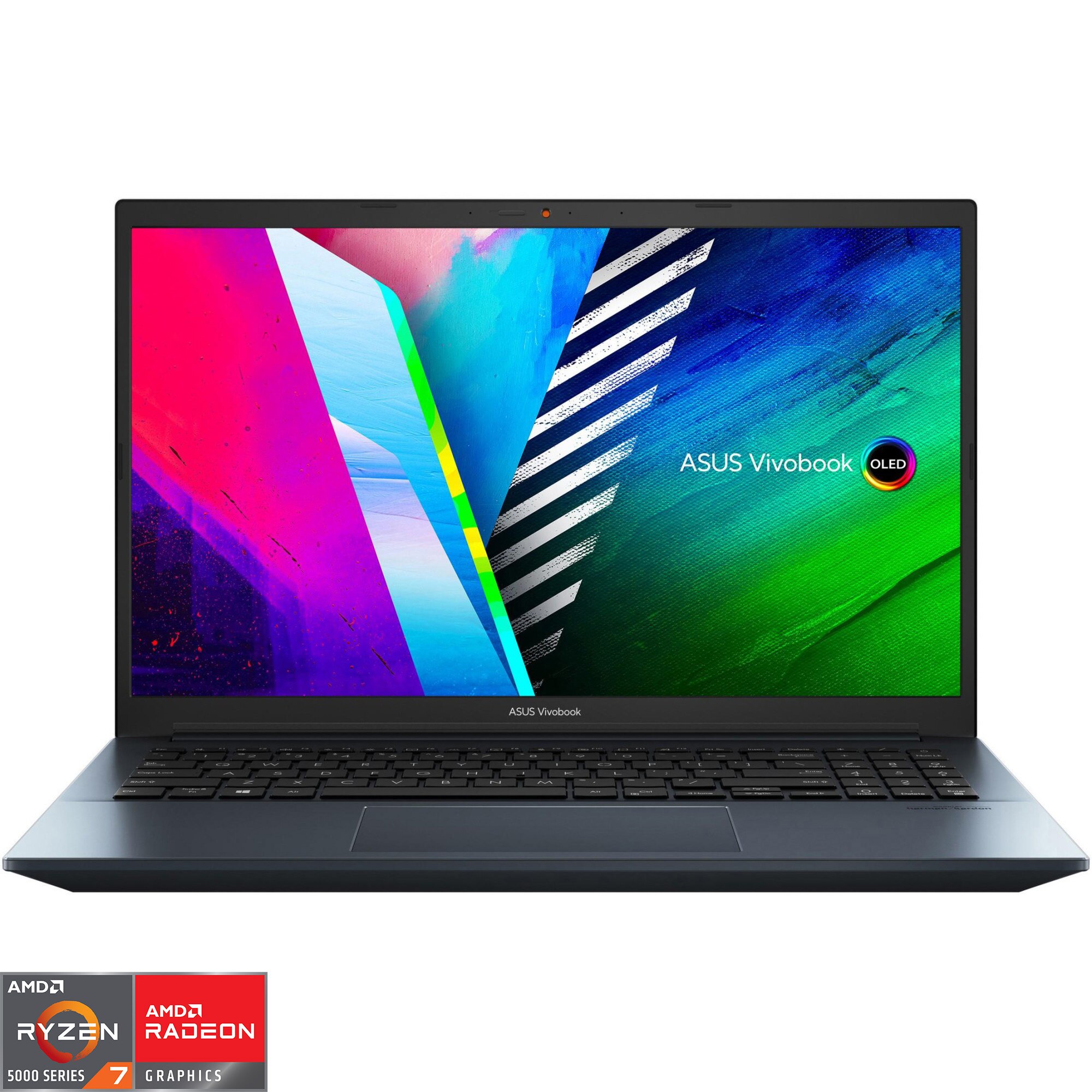 Laptop ASUS Vivobook Pro 15 M3500QA cu procesor AMD Ryzen™ 7 5800H, 15.6