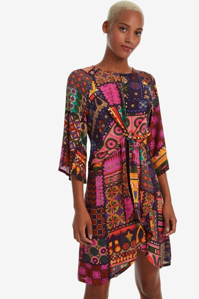 Rochie Desigual 19SWVWX5, Multicolor, XL