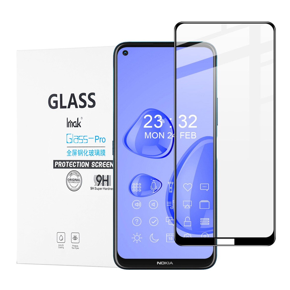 Folie Protectie pentru Nokia 8.3 5G, IMAK Glass Pro Plus, Transparent