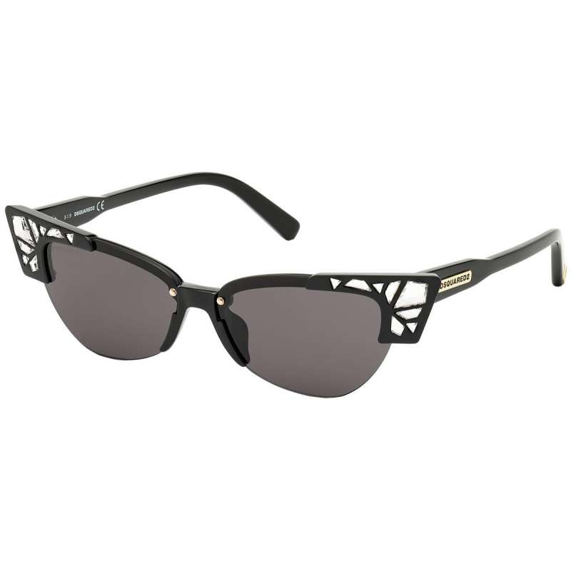 Ochelari de soare Dsquared 2, DQ0341 01A, Negru
