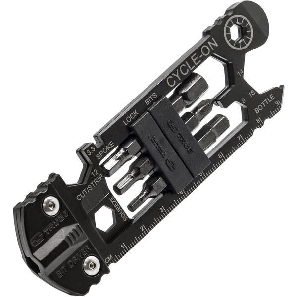 Unealta multifunctionala TRUE UTILITY TU210, otel, 30 piese, negru mat